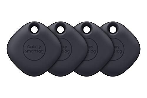 Samsung Galaxy SmartTag+ with Ultra-Wideband and Augmented Reality Finding, Bluetooth Item Finder and Key Finder, 120 m Findign Range, 1 Pack, Black (UK Version)