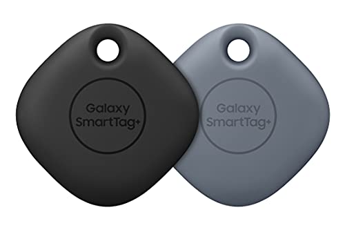 Samsung Galaxy SmartTag+ with Ultra-Wideband and Augmented Reality Finding, Bluetooth Item Finder and Key Finder, 120 m Findign Range, 1 Pack, Black (UK Version)