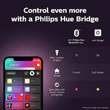 Philips Hue White & Colour Ambiance Single Smart Bulb LED [B22 Bayonet Cap] - 1600 Lumens (100W equivalent). Works with Alexa, Google Assistant and Apple Homekit