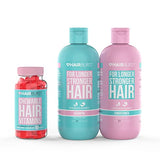 HAIRBURST Shampoo, Conditioner & Chewable Vitamin Bundle All Natural Hair Growth For Longer, Stronger Hair