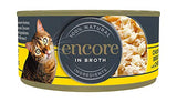 Encore 100% Natural Wet Cat Food Multipack Chicken Selection in Broth (Pack of 32 x 70g Tins)