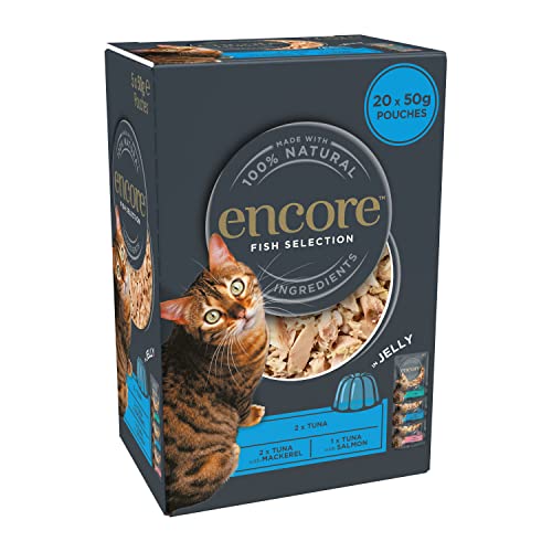 Encore 100% Natural Wet Cat Food Multipack Chicken Selection in Broth (Pack of 32 x 70g Tins)