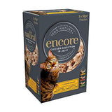 Encore 100% Natural Wet Cat Food Multipack Chicken Selection in Broth (Pack of 32 x 70g Tins)