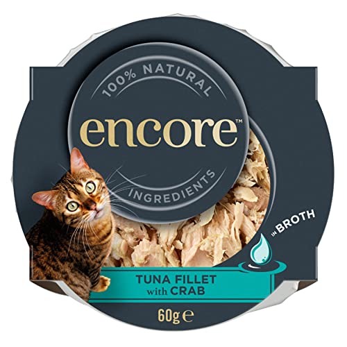 Encore 100% Natural Wet Cat Food Multipack Chicken Selection in Broth (Pack of 32 x 70g Tins)