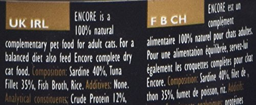 Encore 100% Natural Wet Cat Food Multipack Chicken Selection in Broth (Pack of 32 x 70g Tins)