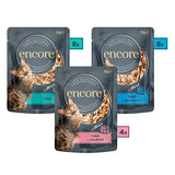 Encore 100% Natural Wet Cat Food Multipack Chicken Selection in Broth (Pack of 32 x 70g Tins)