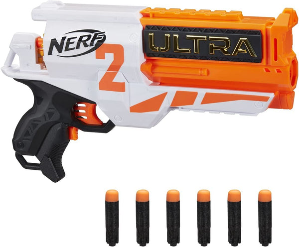 Nerf Ultra Two Motorised Blaster – Fast-Back Reloading – Includes 6 Nerf Ultra Darts – Compatible Only with Nerf Ultra Darts Multicolor E7921